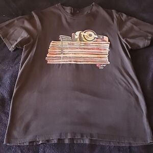 Music Men's Medium Black/White T-Shirts LOT